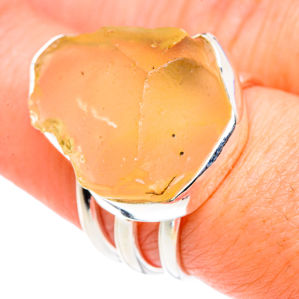 Libyan Glass Rings handcrafted by Ana Silver Co - RING89581