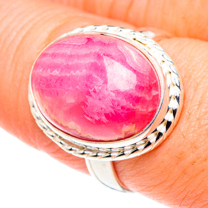 Rhodochrosite Rings handcrafted by Ana Silver Co - RING89582