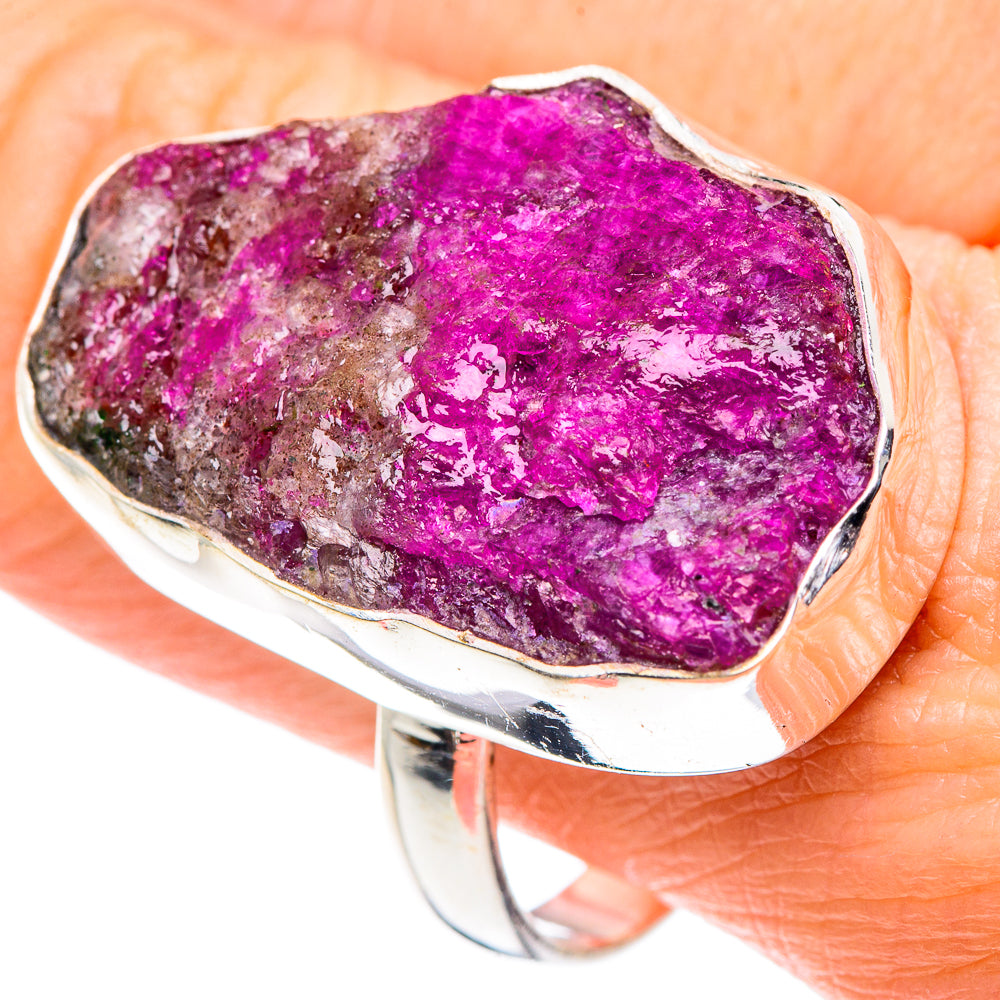 Ruby Fuchsite Rings handcrafted by Ana Silver Co - RING89584