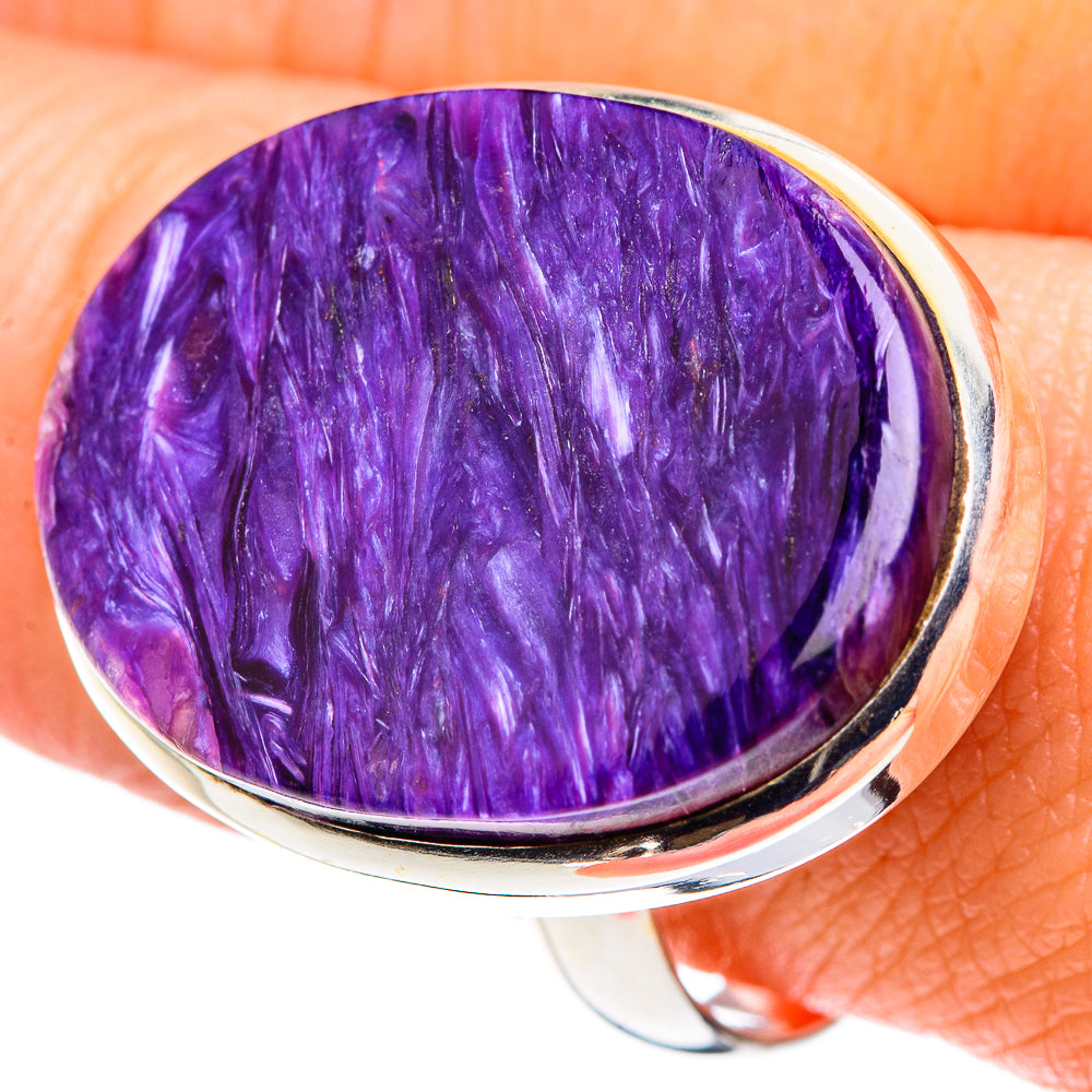 Charoite Rings handcrafted by Ana Silver Co - RING89594