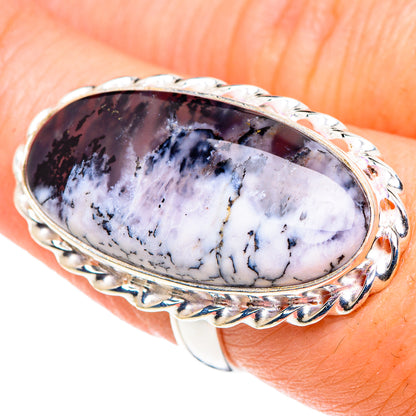 Dendritic Opal Rings handcrafted by Ana Silver Co - RING89596