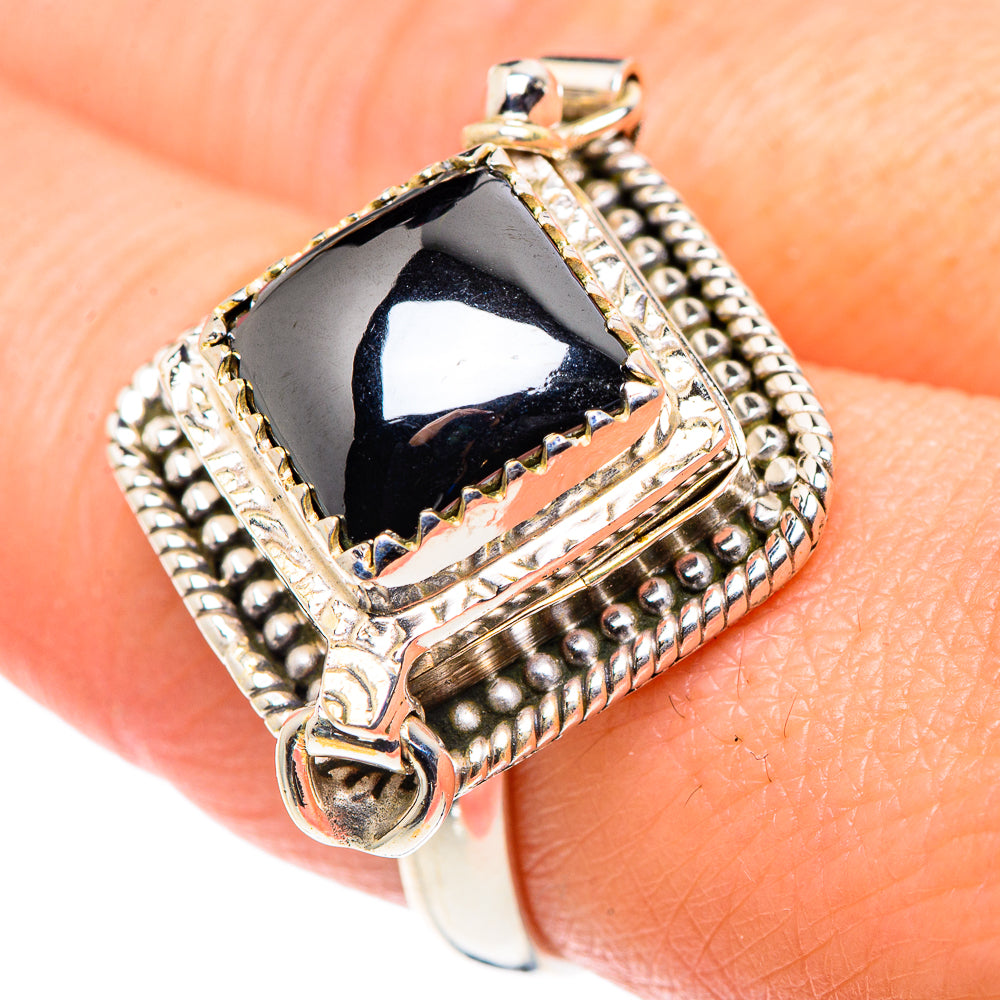 Hematite Rings handcrafted by Ana Silver Co - RING89603
