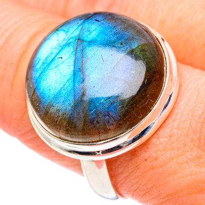 Labradorite Rings handcrafted by Ana Silver Co - RING89606