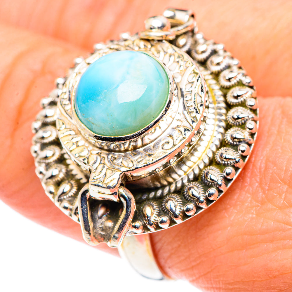 Larimar Rings handcrafted by Ana Silver Co - RING89608