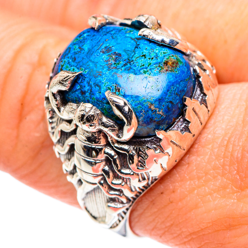 Chrysocolla Rings handcrafted by Ana Silver Co - RING89609