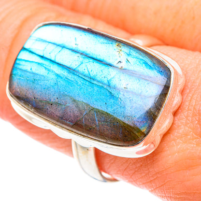 Labradorite Rings handcrafted by Ana Silver Co - RING89611