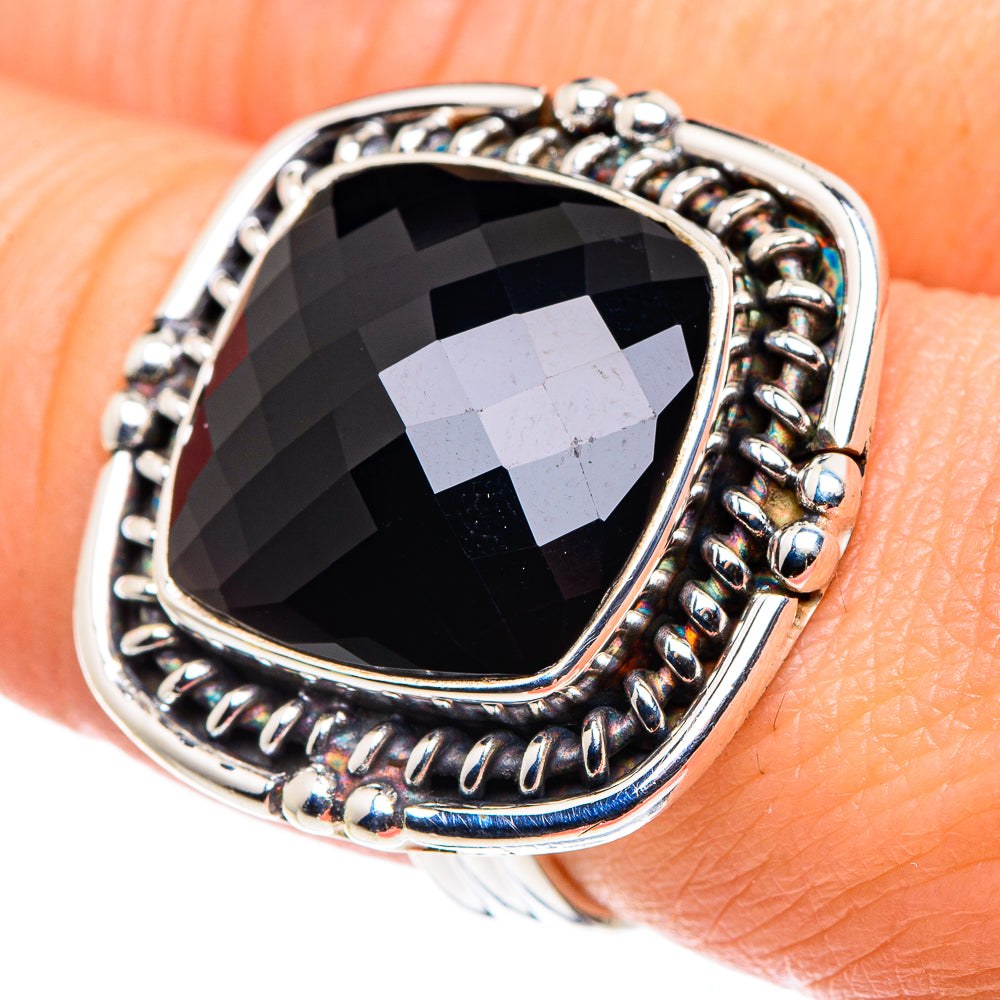 Black Onyx Rings handcrafted by Ana Silver Co - RING89634