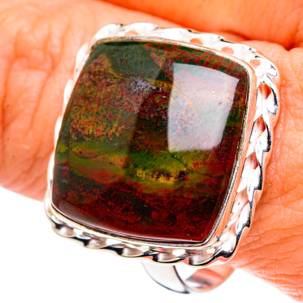 Bloodstone Rings handcrafted by Ana Silver Co - RING89648