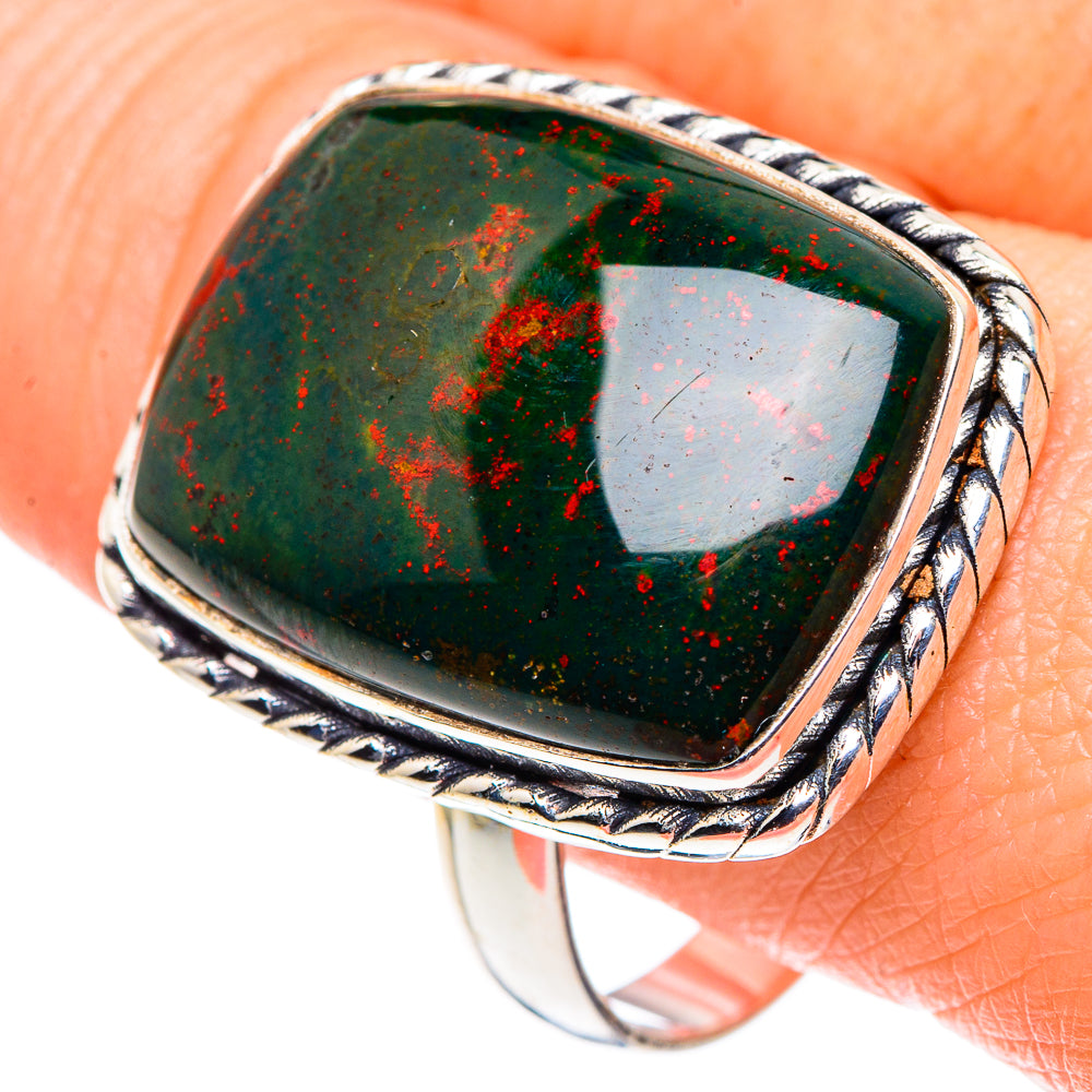 Bloodstone Rings handcrafted by Ana Silver Co - RING89649