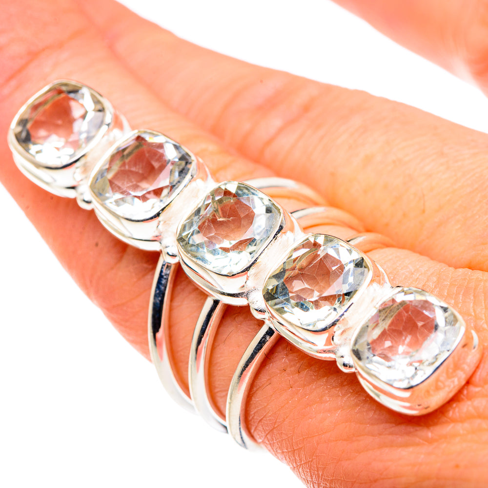 White Quartz Rings handcrafted by Ana Silver Co - RING89650