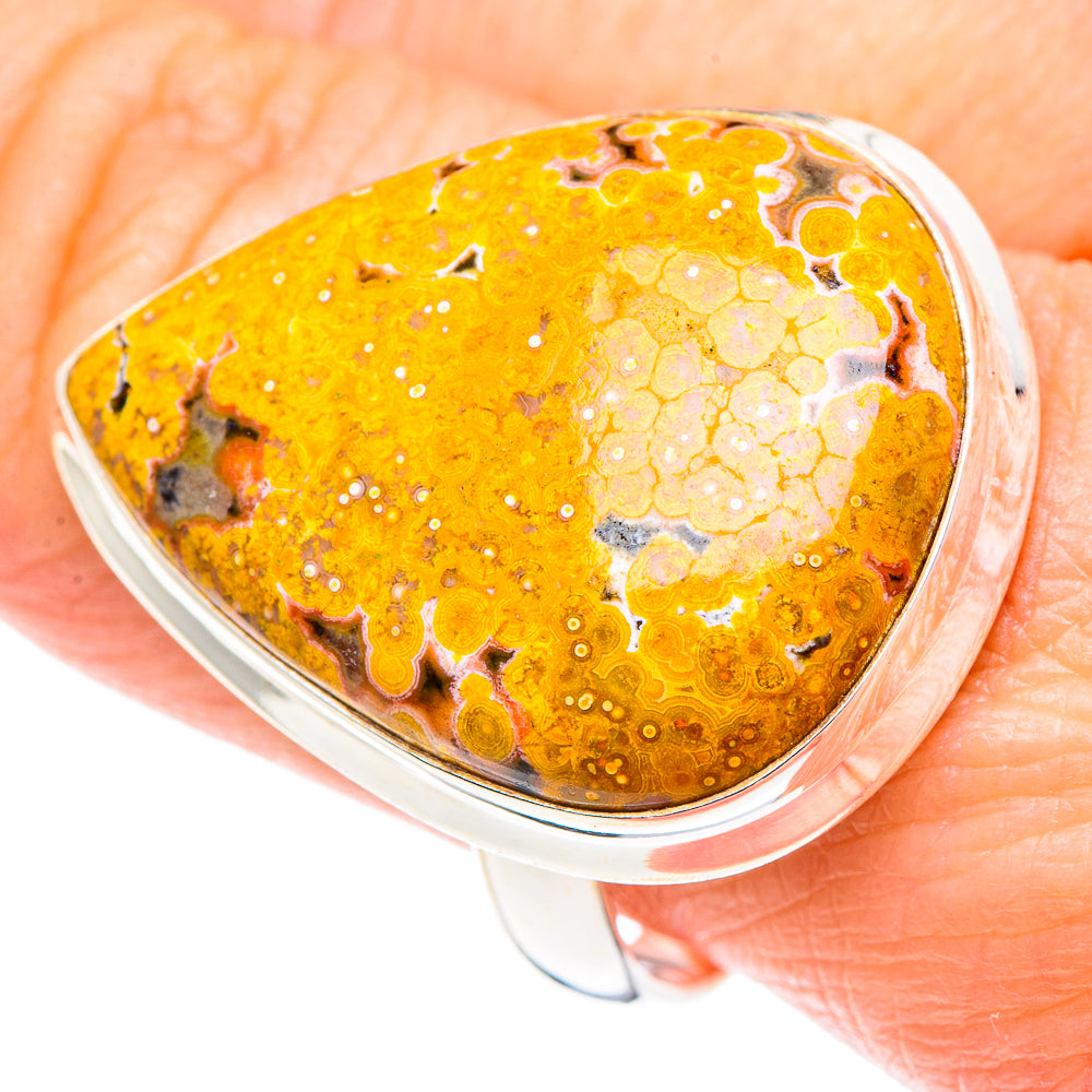 Ocean Jasper Rings handcrafted by Ana Silver Co - RING89651