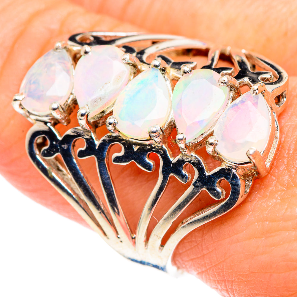 Ethiopian Opal Rings handcrafted by Ana Silver Co - RING89672