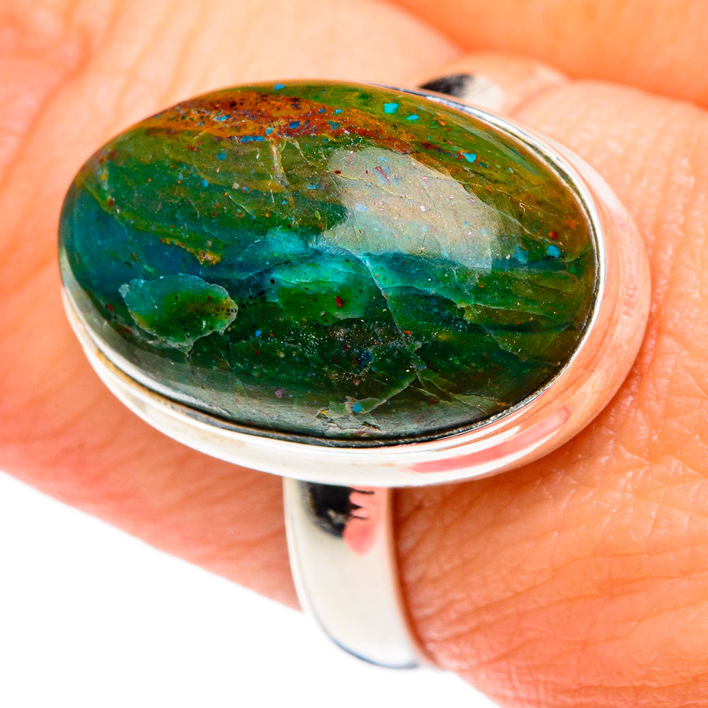Peruvian Opal Rings handcrafted by Ana Silver Co - RING89677