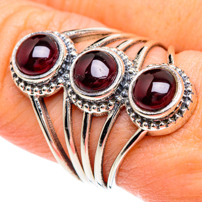 Garnet Rings handcrafted by Ana Silver Co - RING89693