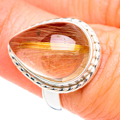 Rutilated Quartz Rings handcrafted by Ana Silver Co - RING89698