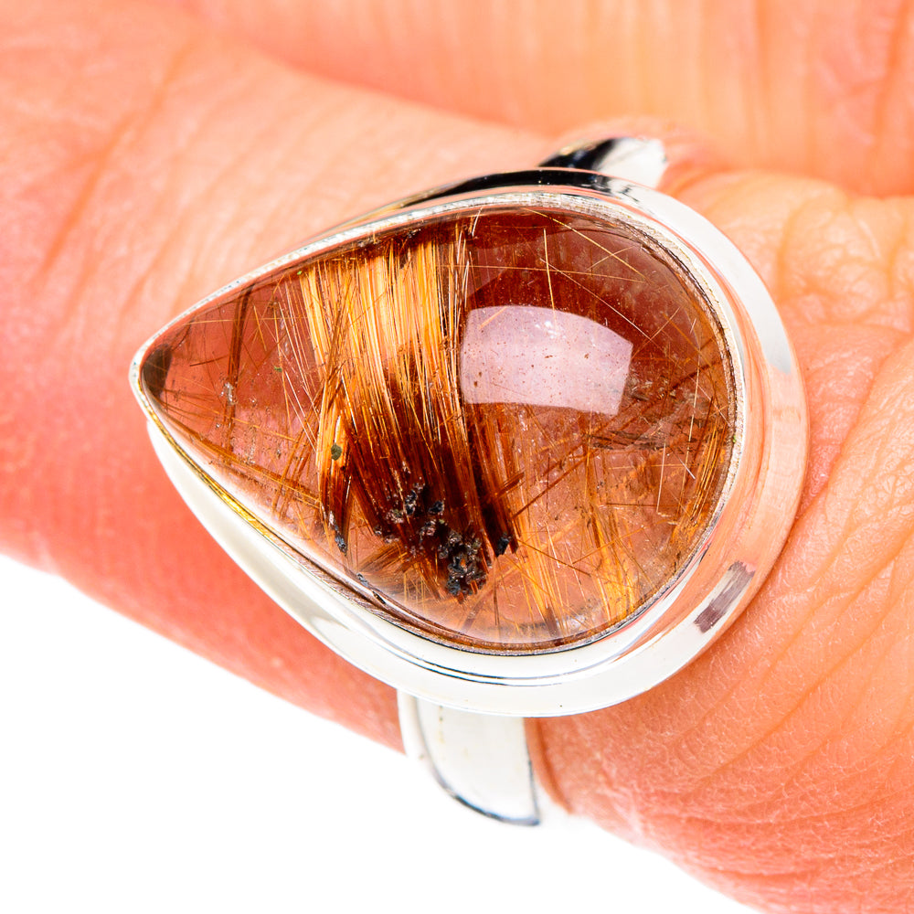 Rutilated Quartz Rings handcrafted by Ana Silver Co - RING89699