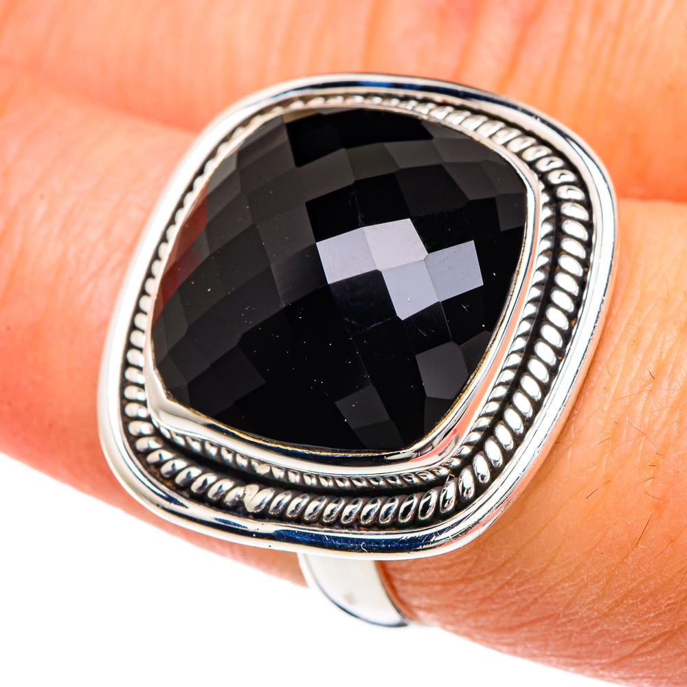Black Onyx Rings handcrafted by Ana Silver Co - RING89700