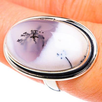 Dendritic Opal Rings handcrafted by Ana Silver Co - RING89702
