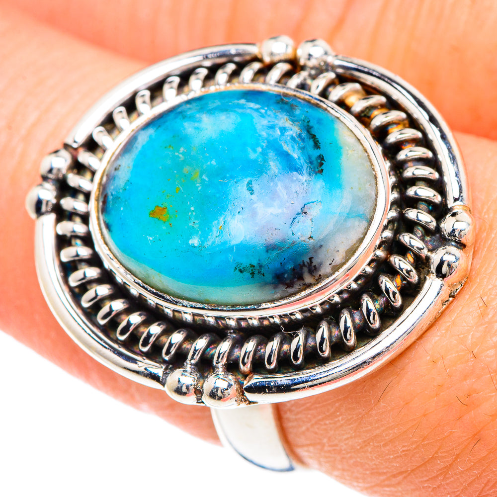 Peruvian Opal Rings handcrafted by Ana Silver Co - RING89711