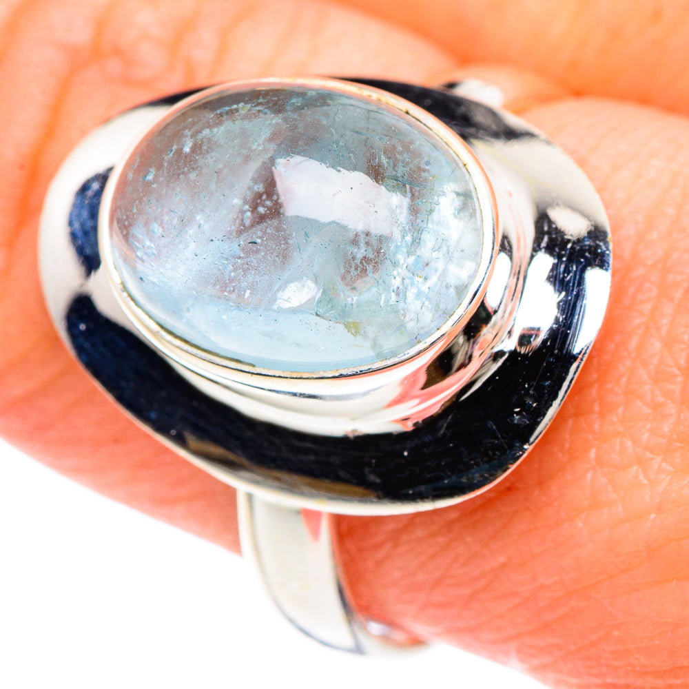 Aquamarine Rings handcrafted by Ana Silver Co - RING89713