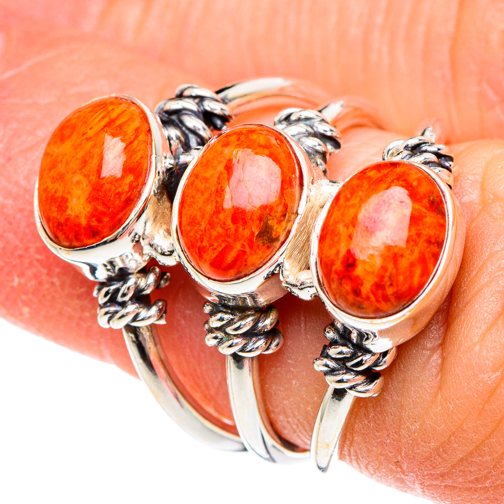 Sponge Coral Rings handcrafted by Ana Silver Co - RING89721