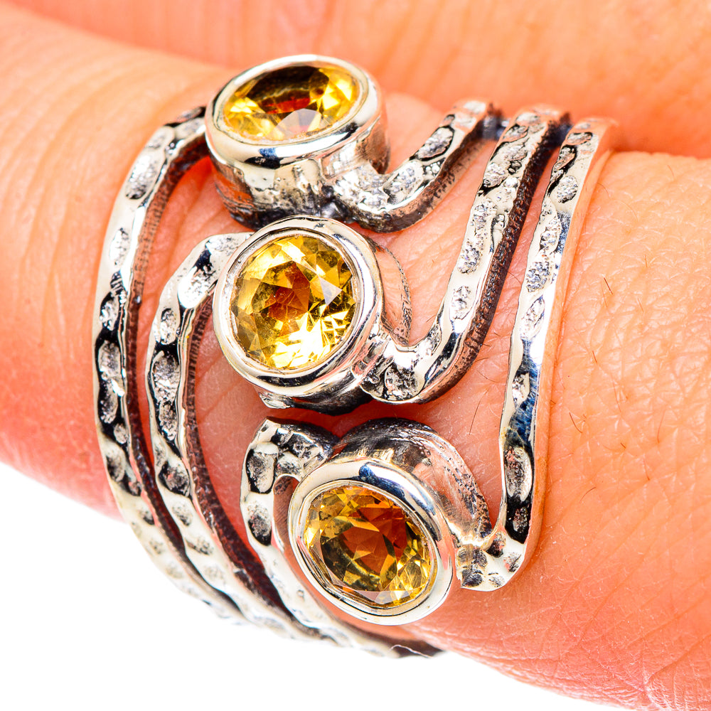 Citrine Rings handcrafted by Ana Silver Co - RING89722