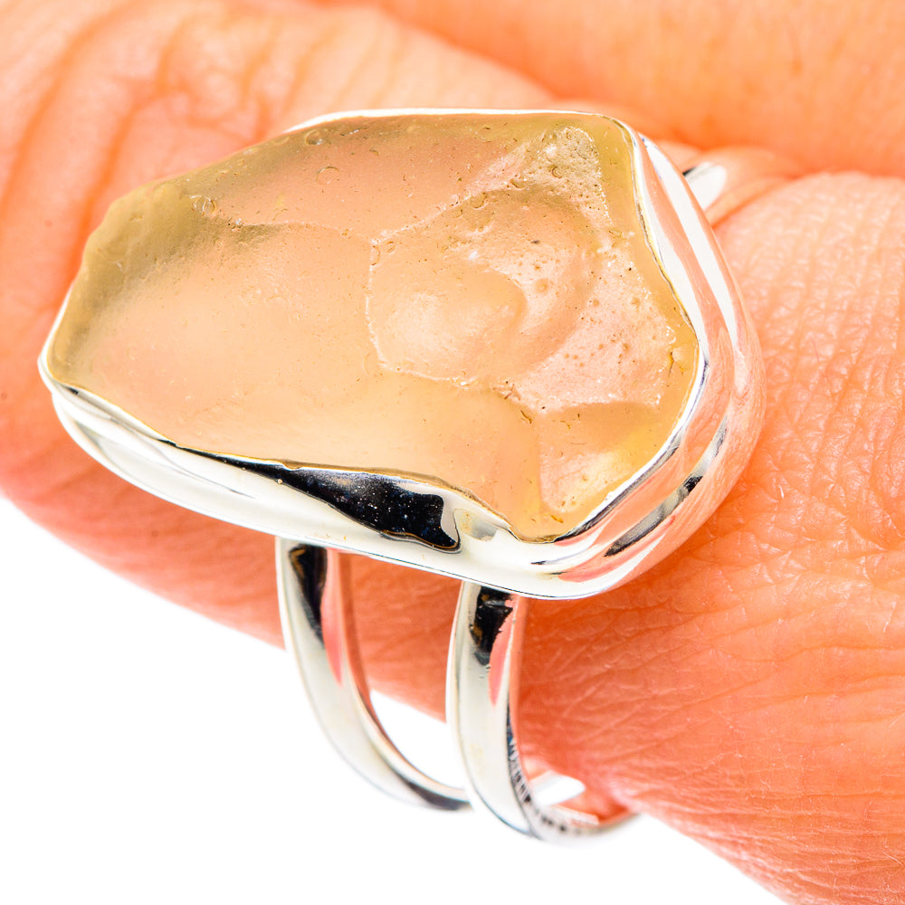 Libyan Glass Rings handcrafted by Ana Silver Co - RING89724