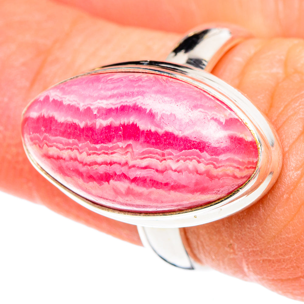 Rhodochrosite Rings handcrafted by Ana Silver Co - RING89727