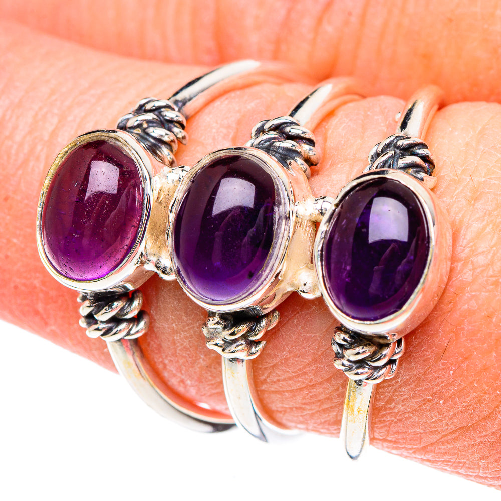 Amethyst Rings handcrafted by Ana Silver Co - RING89730