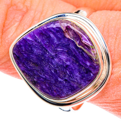 Charoite Rings handcrafted by Ana Silver Co - RING89731