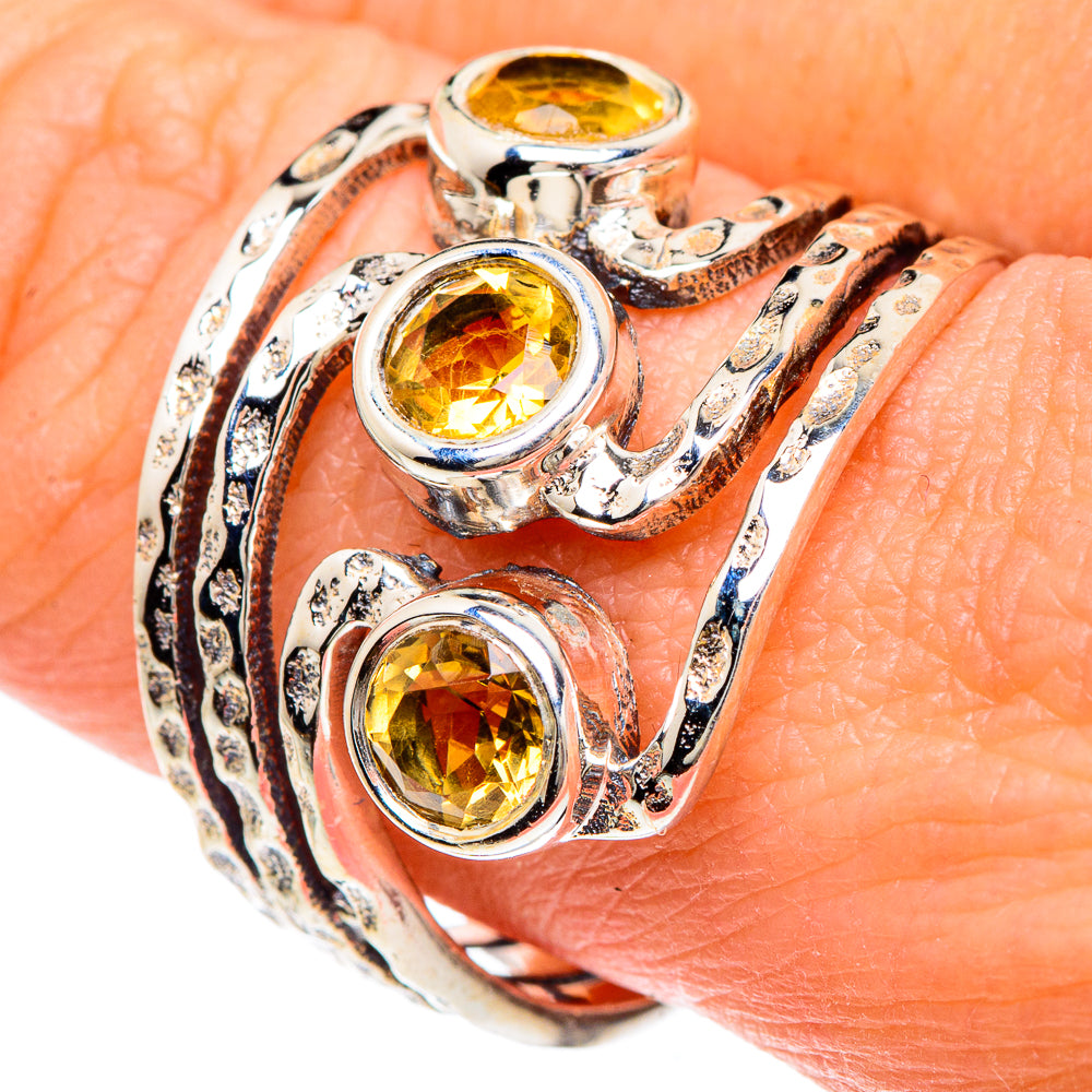 Citrine Rings handcrafted by Ana Silver Co - RING89756
