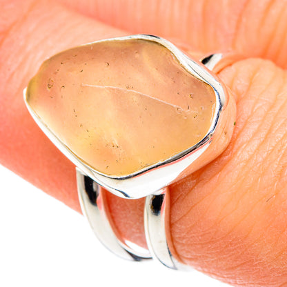 Libyan Glass Rings handcrafted by Ana Silver Co - RING89757