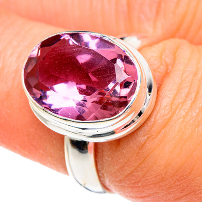 Color Change Alexandrite (Lab.) Rings handcrafted by Ana Silver Co - RING89765