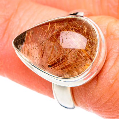 Rutilated Quartz Rings handcrafted by Ana Silver Co - RING89767