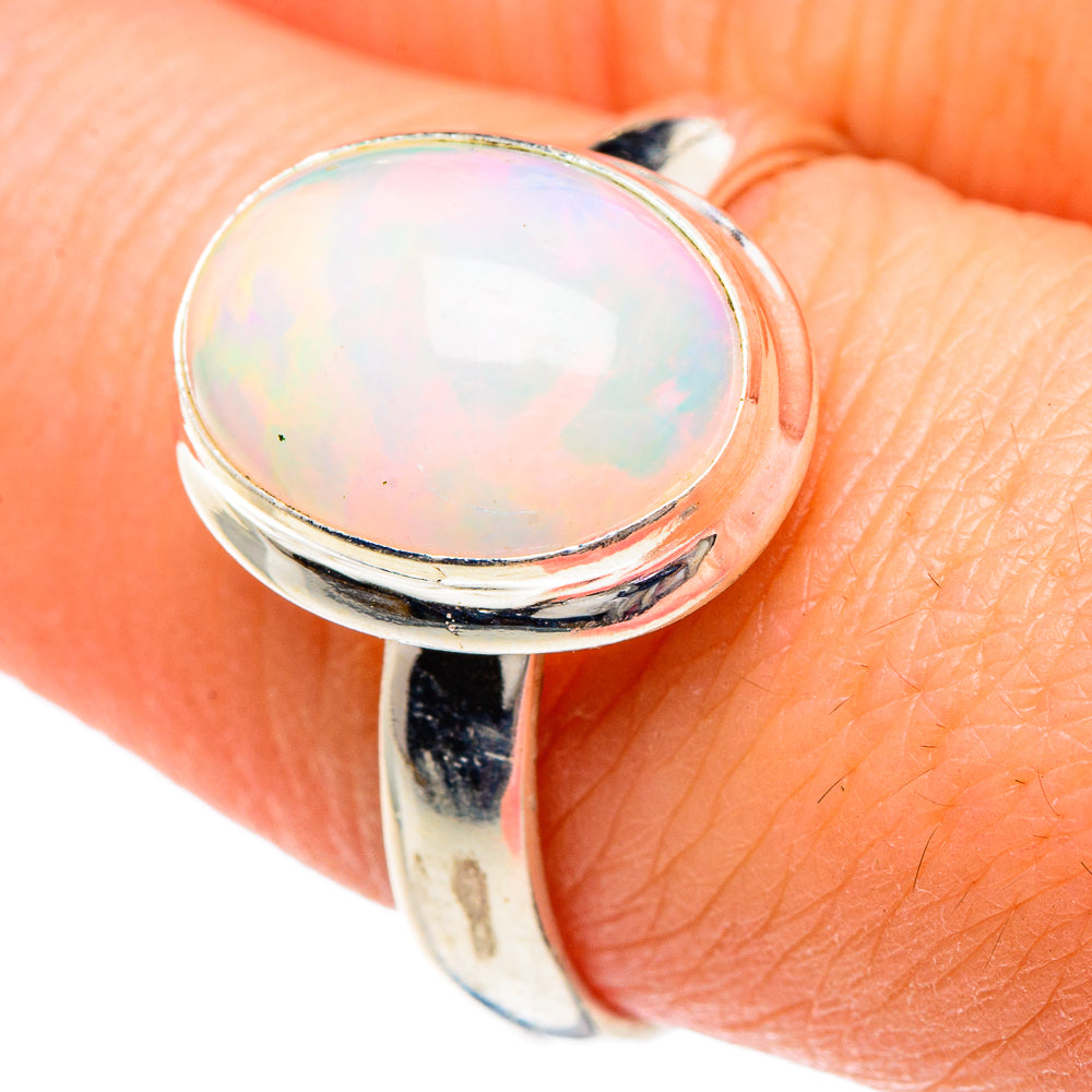 Ethiopian Opal Rings handcrafted by Ana Silver Co - RING89772
