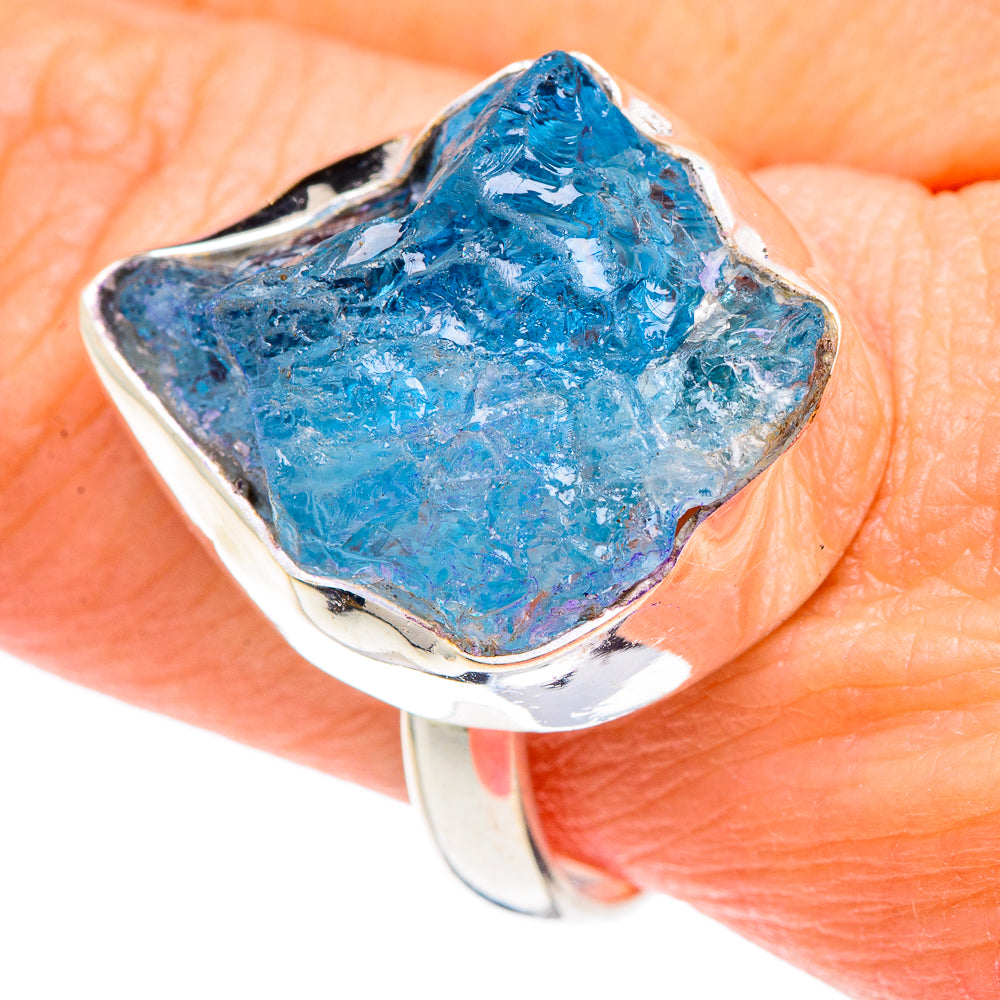 Aqaumarine Rings handcrafted by Ana Silver Co - RING89777