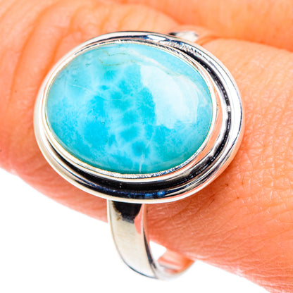 Larimar Rings handcrafted by Ana Silver Co - RING89779