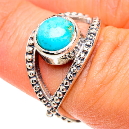 Chrysocolla Rings handcrafted by Ana Silver Co - RING89780
