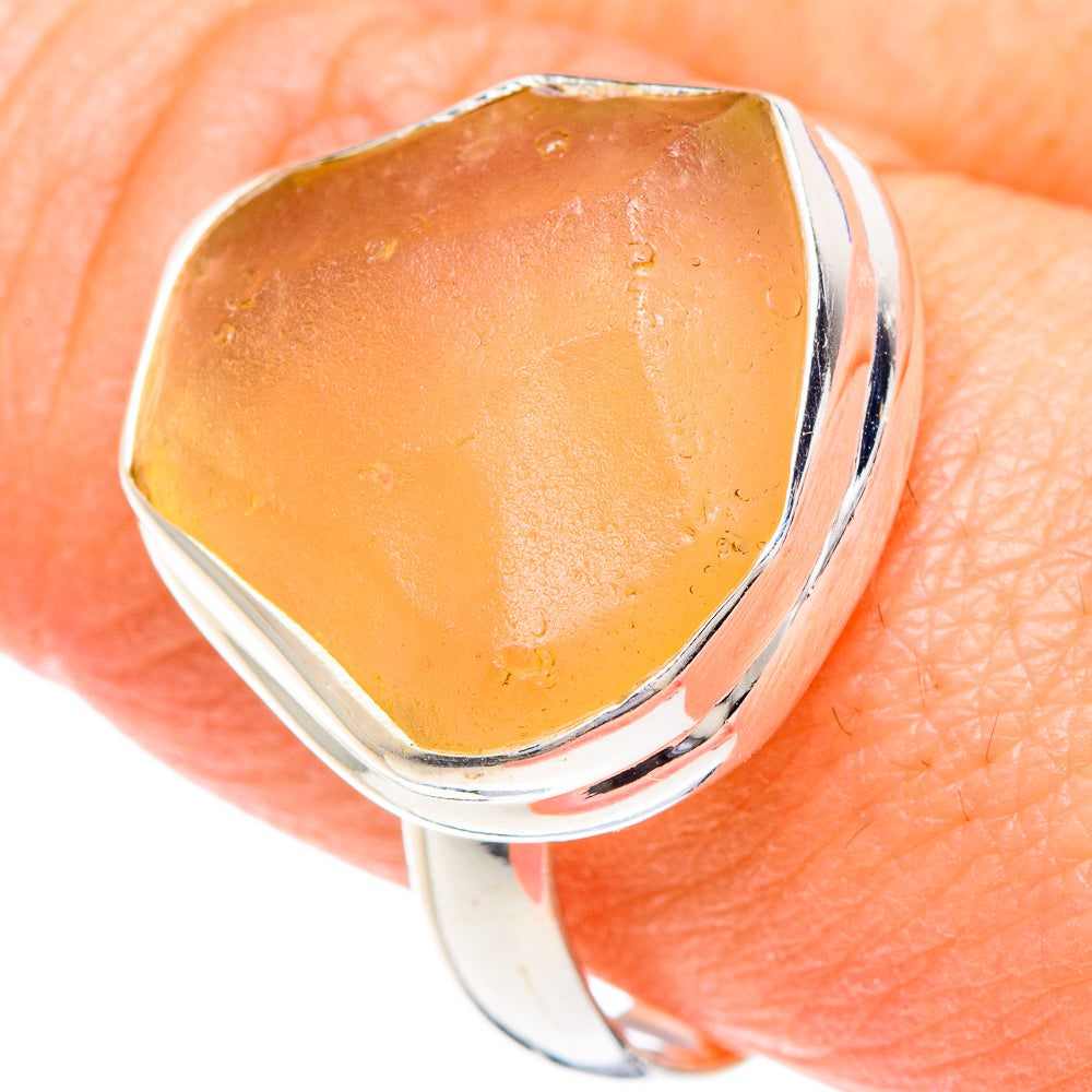 Libyan Glass Rings handcrafted by Ana Silver Co - RING89789