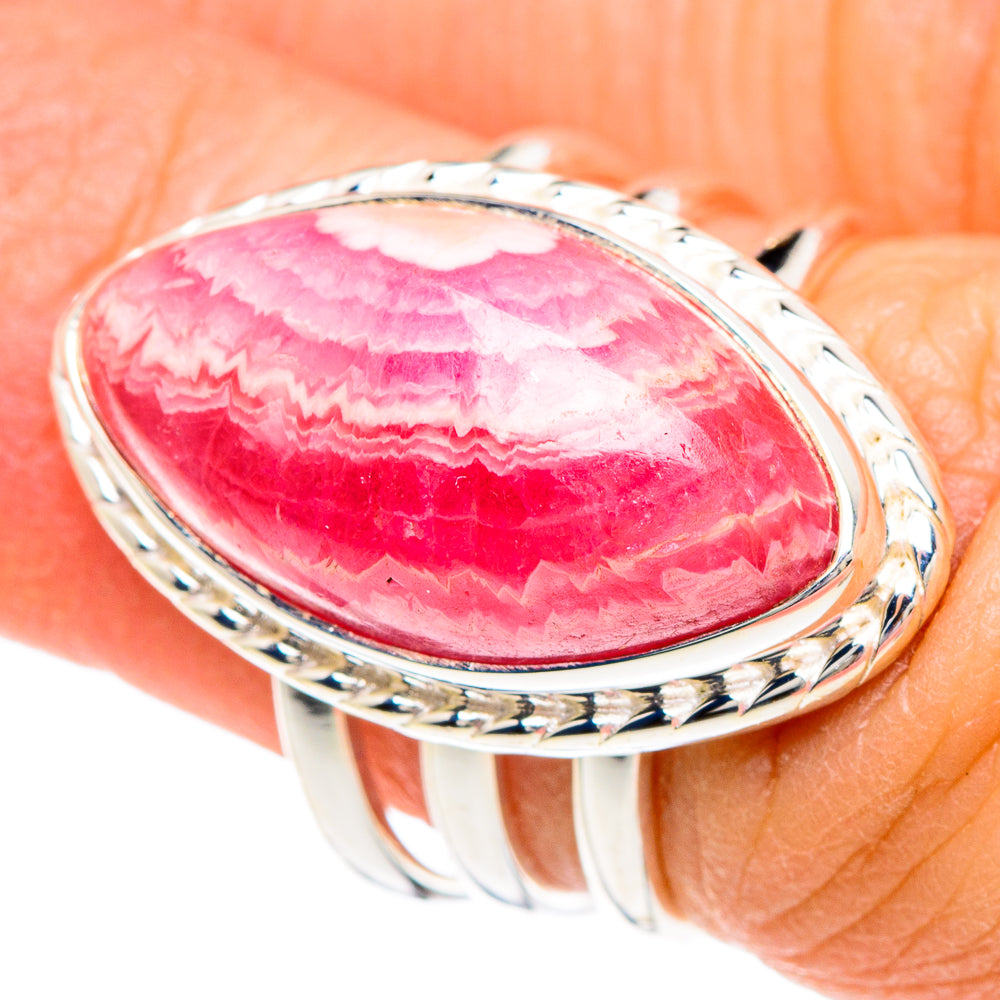 Rhodochrosite Rings handcrafted by Ana Silver Co - RING89792