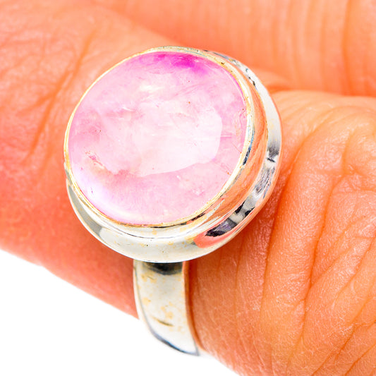 Pink Moonstone Rings handcrafted by Ana Silver Co - RING89794