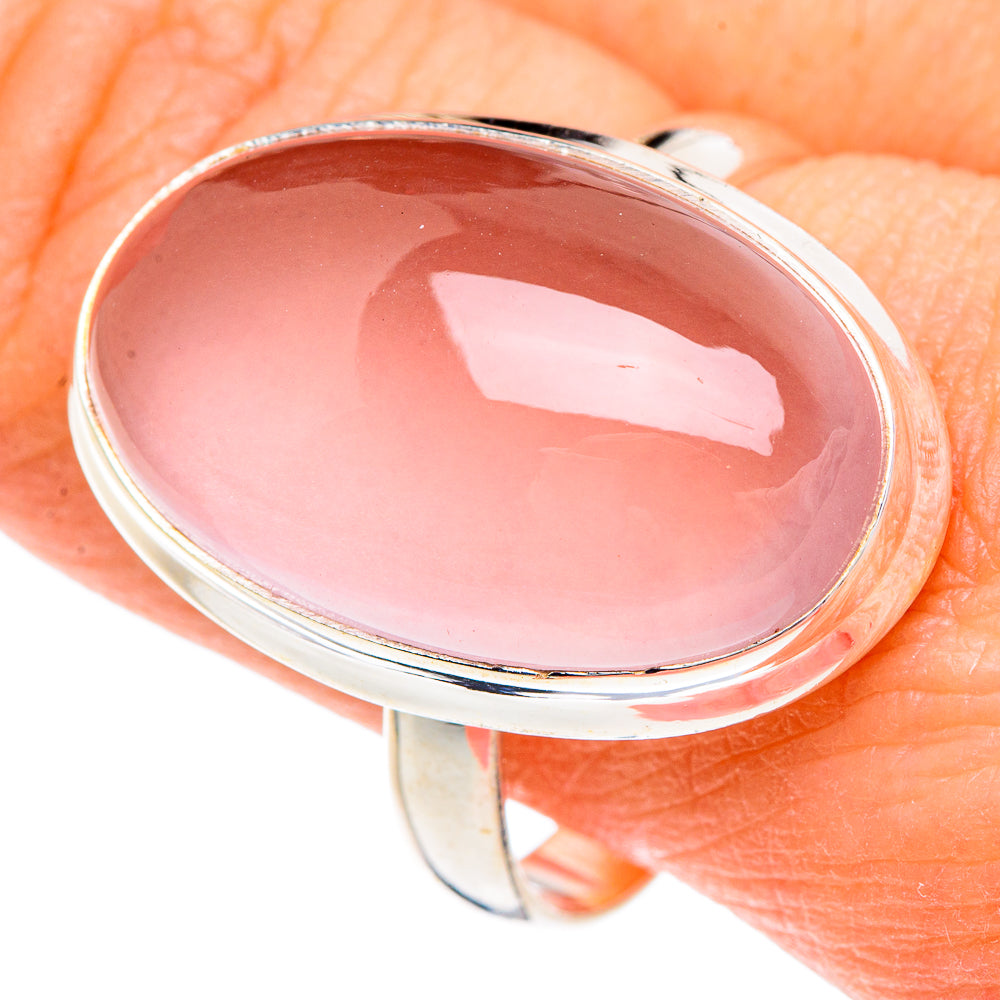 Rose Quartz Rings handcrafted by Ana Silver Co - RING89795