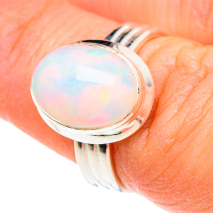 Ethiopian Opal Rings handcrafted by Ana Silver Co - RING89804