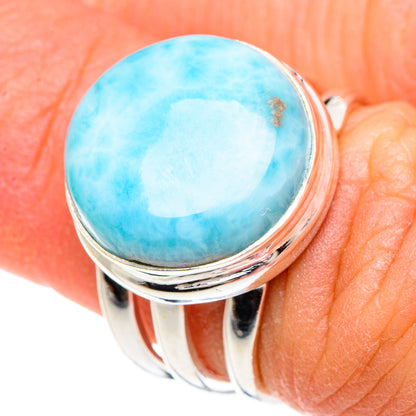 Larimar Rings handcrafted by Ana Silver Co - RING89810