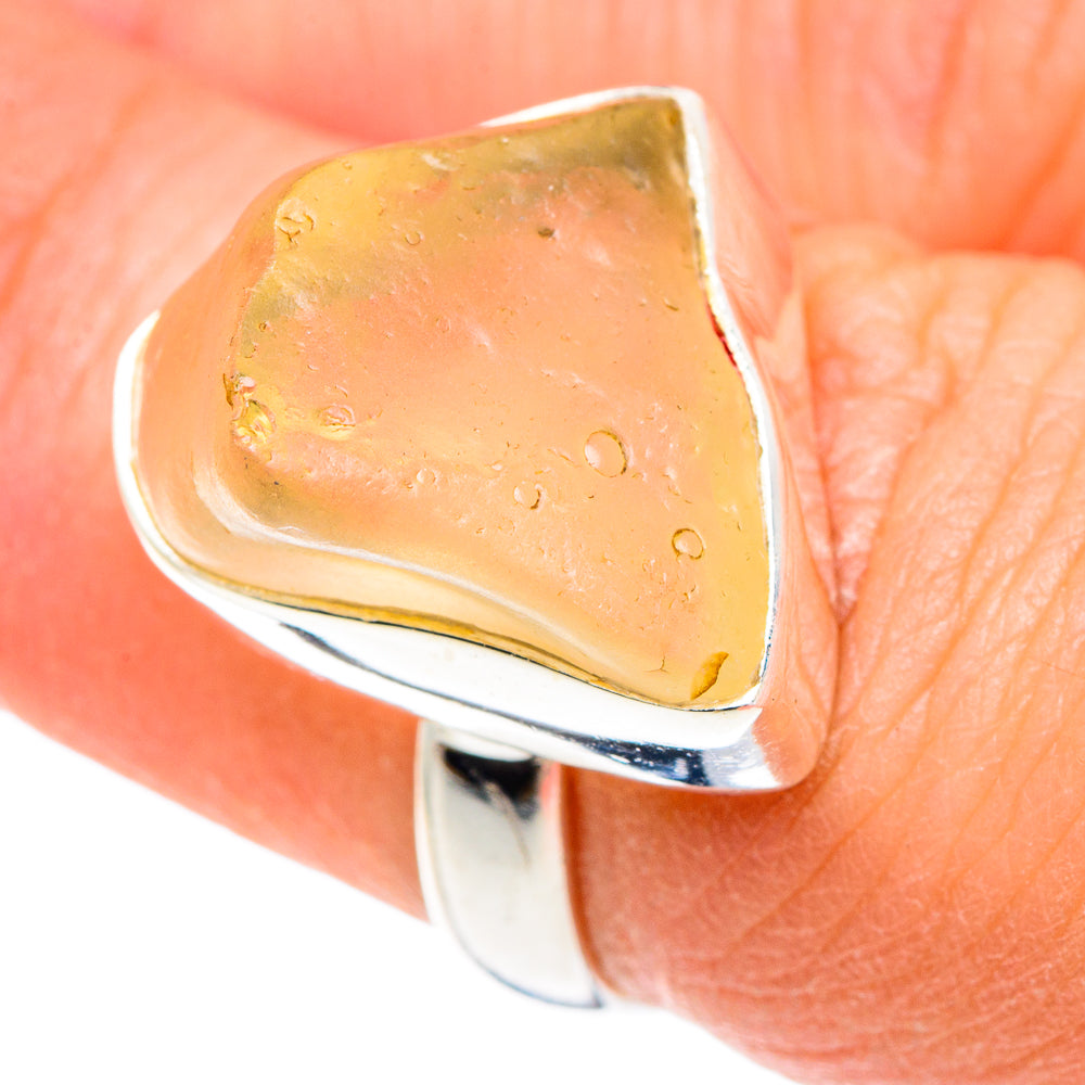 Libyan Glass Rings handcrafted by Ana Silver Co - RING89821