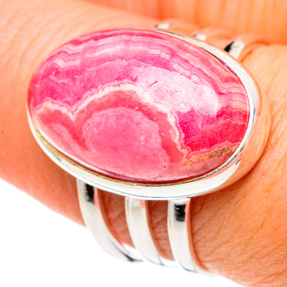 Rhodochrosite Rings handcrafted by Ana Silver Co - RING89825