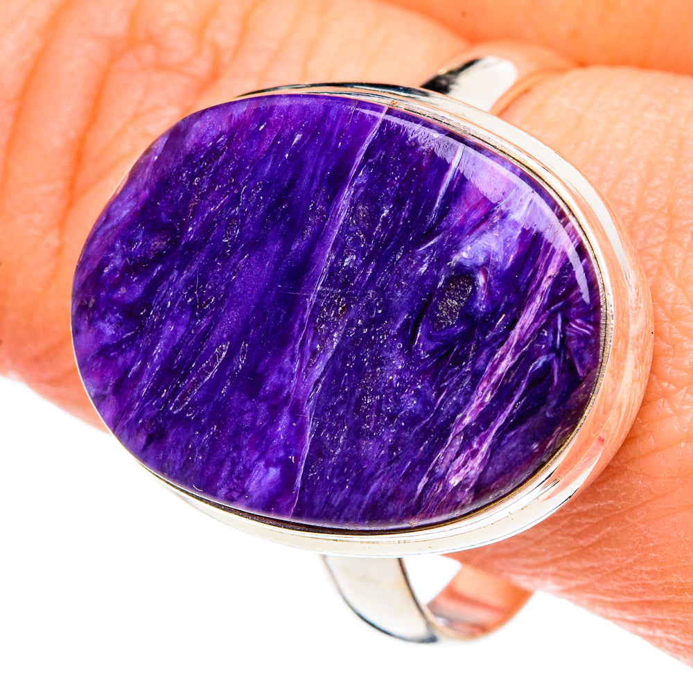Charoite Rings handcrafted by Ana Silver Co - RING89828