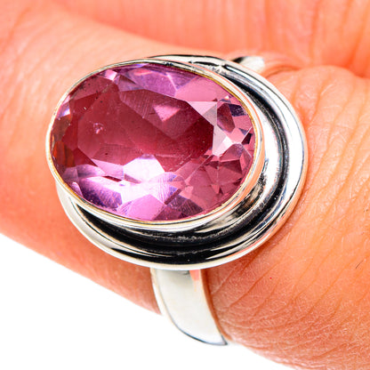 Color Change Alexandrite (Lab.) Rings handcrafted by Ana Silver Co - RING89830