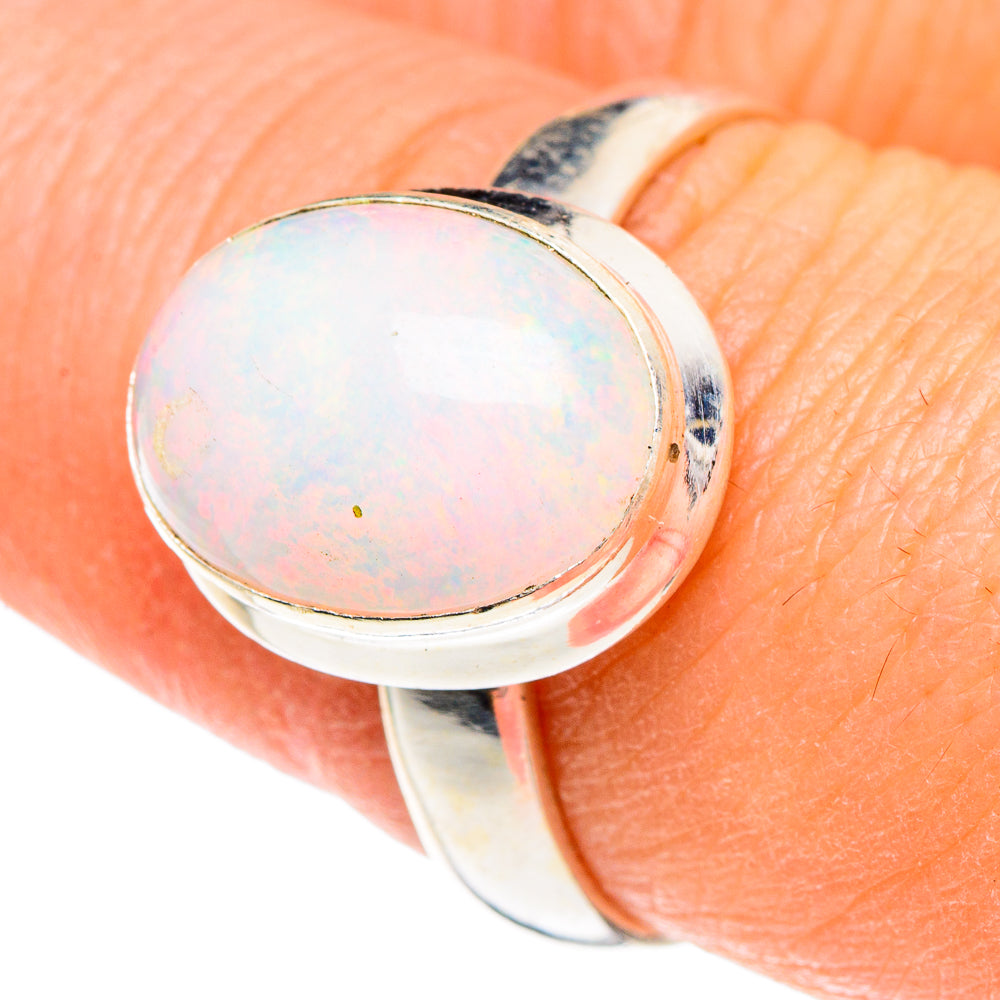 Ethiopian Opal Rings handcrafted by Ana Silver Co - RING89837
