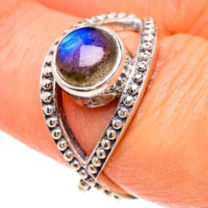 Labradorite Rings handcrafted by Ana Silver Co - RING89840